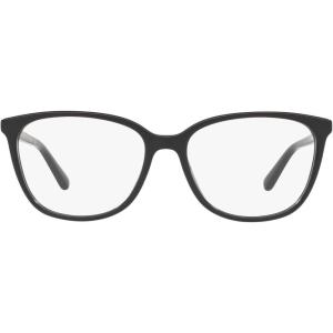 imageMichael Kors Womens Mk4067u Santa Clara Universal Fit Square Prescription Eyewear FramesBlackDemo Lens