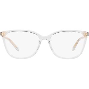 imageMichael Kors Womens Mk4067u Santa Clara Universal Fit Square Prescription Eyewear FramesClearDemo Lens