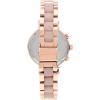 imageMichael Kors Parker Womens Watch Stainless Steel and Pav Crystal Watch for Women with Steel Leather or Silicone Band39MM Rose GoldPink