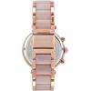 imageMichael Kors Parker Womens Watch Stainless Steel and Pav Crystal Watch for Women with Steel Leather or Silicone BandBlushRose gold