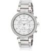 imageMichael Kors Parker Womens Watch Stainless Steel and Pav Crystal Watch for Women with Steel Leather or Silicone BandSilver  Steel
