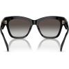 imageMichael Kors Womens MK2182U Empire Square Universal Fit Square SunglassesBlackDark Grey Gradient