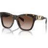 imageMichael Kors Womens MK2182U Empire Square Universal Fit Square SunglassesDark TortoiseBrown Gradient