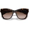 imageMichael Kors Womens MK2182U Empire Square Universal Fit Square SunglassesDark TortoiseBrown Gradient