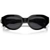imageMichael Kors Womens MK2192 Empire Oval Sunglasses BlackGrey Solid 53 mm