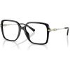imageMichael Kors Womens MK4095U Dolonne Universal Fit Square Prescription Eyewear Frames BlackDemo Lens 53 mm