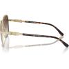 imageMichael Kors Womens Mk1145b Cadiz Square SunglassesShiny Light GoldBrown Gradient