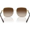 imageMichael Kors Womens Mk1145b Cadiz Square SunglassesShiny Light GoldBrown Gradient