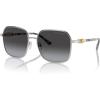 imageMichael Kors Womens Mk1145b Cadiz Square SunglassesShiny SilverNavy Gradient