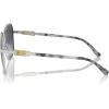 imageMichael Kors Womens Mk1145b Cadiz Square SunglassesShiny SilverNavy Gradient