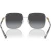 imageMichael Kors Womens Mk1145b Cadiz Square SunglassesShiny SilverNavy Gradient
