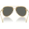 imageMichael Kors Womens Mk1147 Portofino Aviator SunglassesShiny GoldGold Mirrored