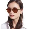 imageMichael Kors Womens Mk1160 Biarritz Aviator SunglassesNutmegNutmeg Solid