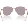 imageMichael Kors Womens Mk1160 Biarritz Aviator SunglassesRose GoldRose Gold Mirrored