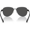 imageMichael Kors Womens Mk1160 Biarritz Aviator SunglassesShiny BlackDark Grey Solid