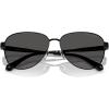 imageMichael Kors Womens Mk1160 Biarritz Aviator SunglassesShiny BlackDark Grey Solid