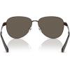 imageMichael Kors Womens Mk1160 Biarritz Aviator SunglassesShiny ChocolateChocolate Solid