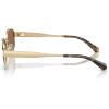 imageMichael Kors Womens Mk1161 Monte Carlo Oval SunglassesLight GoldBrown Solid