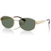 imageMichael Kors Womens Mk1161 Monte Carlo Oval SunglassesLight GoldGreen Solid