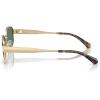 imageMichael Kors Womens Mk1161 Monte Carlo Oval SunglassesLight GoldGreen Solid
