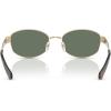 imageMichael Kors Womens Mk1161 Monte Carlo Oval SunglassesLight GoldGreen Solid