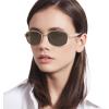 imageMichael Kors Womens Mk1161 Monte Carlo Oval SunglassesRose GoldChocolate Solid