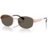 imageMichael Kors Womens Mk1161 Monte Carlo Oval SunglassesRose GoldChocolate Solid