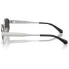 imageMichael Kors Womens Mk1161 Monte Carlo Oval SunglassesSilverDark Grey Solid