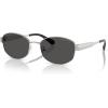 imageMichael Kors Womens Mk1161 Monte Carlo Oval SunglassesSilverDark Grey Solid