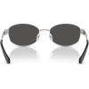 imageMichael Kors Womens Mk1161 Monte Carlo Oval SunglassesSilverDark Grey Solid