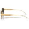 imageMichael Kors Womens Mk1161 Monte Carlo Oval SunglassesYellow GoldDark Grey Solid