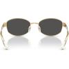 imageMichael Kors Womens Mk1161 Monte Carlo Oval SunglassesYellow GoldDark Grey Solid