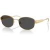 imageMichael Kors Womens Mk1161 Monte Carlo Oval SunglassesYellow GoldDark Grey Solid