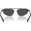 imageMichael Kors Womens Mk1164 Buenos Aires Oval SunglassesBlack ShinyDark Grey Solid
