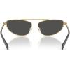 imageMichael Kors Womens Mk1164 Buenos Aires Oval SunglassesShiny GoldDark Grey Solid