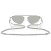 imageMichael Kors Womens Mk1164 Buenos Aires Oval SunglassesSilver ShinySilver Mirrored