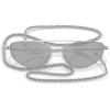 imageMichael Kors Womens Mk1164 Buenos Aires Oval SunglassesSilver ShinySilver Mirrored