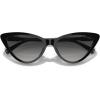 imageMichael Kors Womens Mk2195u Harbour Island Universal Fit Cat Eye SunglassesBlackDark Grey Gradient