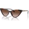 imageMichael Kors Womens Mk2195u Harbour Island Universal Fit Cat Eye SunglassesDark TortoiseBrown Gradient