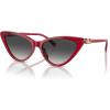 imageMichael Kors Womens Mk2195u Harbour Island Universal Fit Cat Eye SunglassesRedDark Grey Gradient