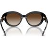 imageMichael Kors Womens Mk2204u Brussels Universal Fit Cat Eye SunglassesBlackBrown Gradient