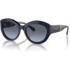 imageMichael Kors Womens Mk2204u Brussels Universal Fit Cat Eye SunglassesBlueGrey Blue Gradient