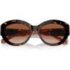 imageMichael Kors Womens Mk2204u Brussels Universal Fit Cat Eye SunglassesDark TortoiseBrown Gradient