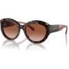 imageMichael Kors Womens Mk2204u Brussels Universal Fit Cat Eye SunglassesDark TortoiseBrown Gradient