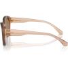 imageMichael Kors Womens Mk2209u Bel Air Universal Fit Butterfly SunglassesBrown TransparentBrown Solid Back Mirrored
