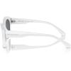 imageMichael Kors Womens Mk2209u Bel Air Universal Fit Butterfly SunglassesOptic WhiteDark Grey Solid