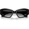 imageMichael Kors Womens Mk2234b Le Praz Cat Eye SunglassesBlackDark Grey Gradient