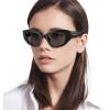 imageMichael Kors Womens Mk2234b Le Praz Cat Eye SunglassesBlackDark Grey Gradient