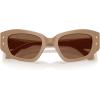 imageMichael Kors Womens Mk2234b Le Praz Cat Eye SunglassesCamelBrown Solid