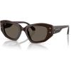 imageMichael Kors Womens Mk2234b Le Praz Cat Eye SunglassesChocolateChocolate Solid